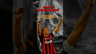 KAPTEN TERBAIK AC Milan | Quote Paulo Maldini | #shorts #sepakbola  #qoutes