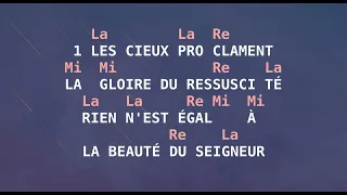 Les cieux proclament -  Noël et Tricia Richards - paroles et accords