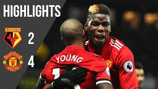 Watford 2-4 Manchester United | Premier League Highlights (17/18) | Manchester United