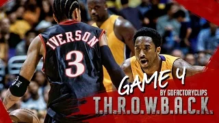 Throwback: Kobe Bryant 19 vs Allen Iverson 35 Duel Highlights (NBA Finals 2001 Game 4)