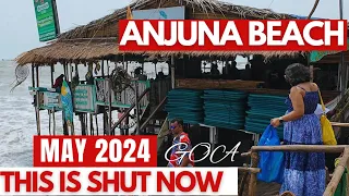 Anjuna Beach May 2024 | Goa Situation Update | Watersports | Weather | Crowd | Beach Shacks