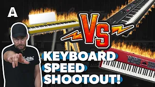 Keyboard Speed Shootout! - Casio vs Yamaha vs Nord