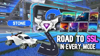 Road to SSL in ALL MODES 1 out of 7 | Hoops! #RocketLeague #SSL