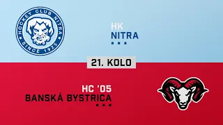 21.kolo HK Nitra - HC 05 Banská Bystrica HIGHLIGHTS