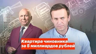 Квартира чиновника за 5 миллиардов рублей