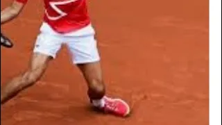 Novak Djokovic completely lost his temper shouted and kicked  like a psychopath Roland garros 2021