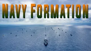 Navy ships Formation