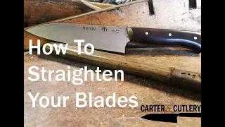 How to Straighten Your Blades