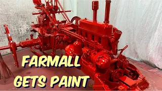 Farmall Super C paint job plus painting tips and tricks!!