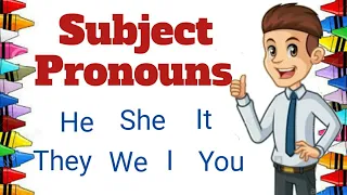 Personal Pronouns: Subject Pronouns (with Activity)