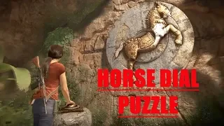 UNCHARTED THE LOST LEGACY HORSE DIAL PUZZLE Gameplay Walkthrough Guide No Commentary