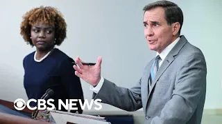 John Kirby joins Karine Jean-Pierre at White House briefing | full video