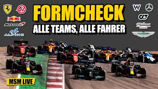 Formel 1 2021: Der große Formcheck vor dem Saison-Endspurt