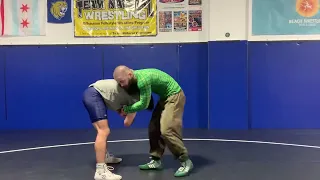 Front Headlock Takedown With Trip/Sweep