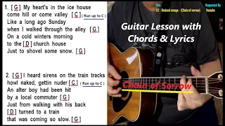 Chain of Sorrow Lesson Remix - A heart stained in anger grows weak - #music #guitar #lesson