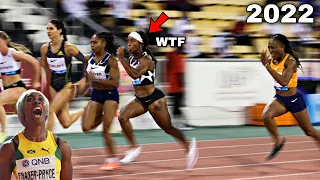 Shellyann Fraser LOSE 200m At VELOCITY FEST 2022!