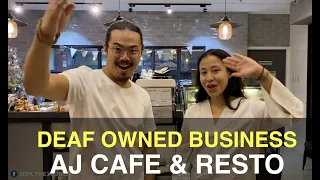 Deaf-Owned Business: AJ Cafe & Resto in Philippines