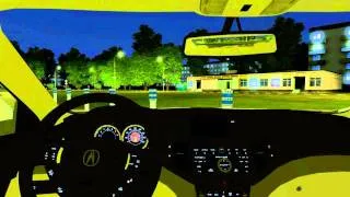 3D Инструктор 2.2.6 (City Car Driving) -  мод Acura TSX (honda accord)