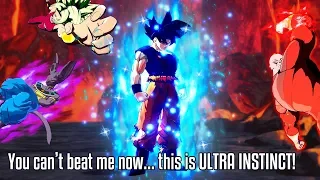 DRAGON BALL FighterZ Ultra Instinct Goku Interactions + Special & Unique Quotes Season 3