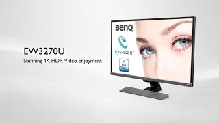 BenQ EW3270U 4K HDR 32 Inch Monitor for movies Product video