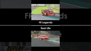 Daigo saito jump drift real life vs FR Legends #shorts #comparison #frlegends