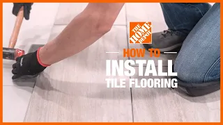 DIY Tile Flooring QuicTile by @DaltileTile  | The Home Depot