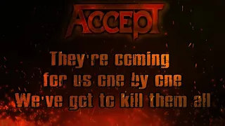 Accept - Zombie Apocalypse - Lyrics Video