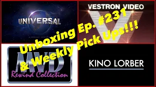 Unboxing Ep. #231 & Weekly Pick Ups 01/24/23 (Universal, MVD Rewind, Vestron, Kino & more!!!)