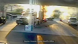 Witnesses: Stun gun used during arrest led to gas station fire that burned deputies, suspect | WFTV