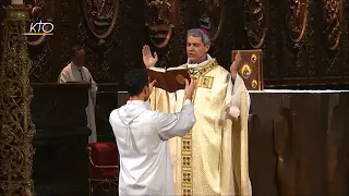 Extrait d'une messe à Notre Dame de Paris (avril 2017)