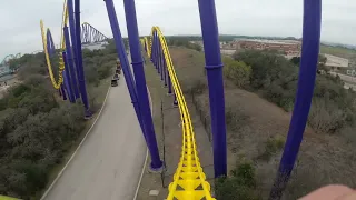 Steel Eel 4K POV - No Copyright // SeaWorld San Antonio