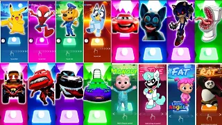 Pokemon Pikachu VS PAW Patrol  VS Amazing Digital Circus VS Cocomelon