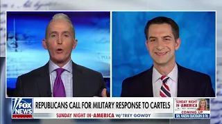 March 12, 2023: Cotton joins Sunday Night in America With Trey Gowdy