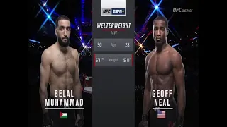 UFC  Muhammad vs  Neal