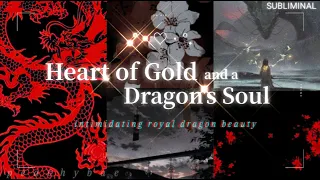 Heart of Gold and a Dragon's Soul //  'intimidating and royal dragon beauty'