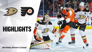 NHL Highlights | Ducks @ Flyers 12/17/19