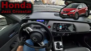 POV test drive | 2020 Honda Jazz Crosstar hybrid - centre of Prague