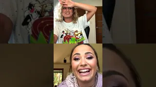 Demi Lovato on Instagram Live with Tori Kelly - May 5, 2020