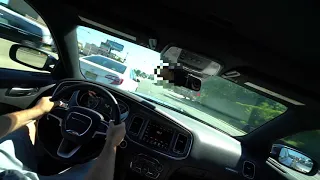 Dodge Charger Scatpack Crazy Driving In Traffic POV