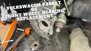 Volkswagen Passat B6 Front Wheel Bearing Replacement