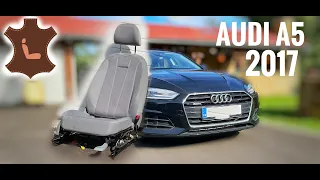 AUDI A5 2017 - seat removal - interior disassembly