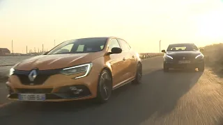 Un match insolent entre la Renault Mégane IV RS et la Peugeot 308 GTI