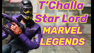 Hasbro Marvel Legends T’Challa Star Lord Action Figure Review