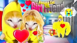 BANANA CAT has Girl friend | Happy Cat Funny 71