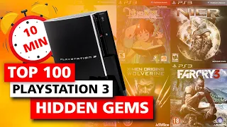 Top 100 PS3 Hidden Gems in 10 Minutes