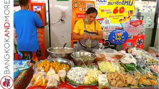 THAILAND Street Food In The Morning 8 AM | Piboonvit Market BANGKOK