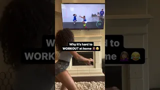 Why It’s Hard To Workout At Home 🤦🏾‍♀️😂