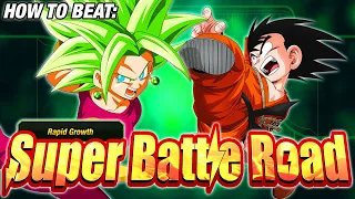 HOW TO BEAT RAPID GROWTH SUPER BATTLE ROAD! TEAM BUILDING GUIDE! (DBZ Dokkan Battle)