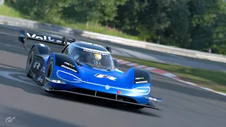 Taking on the Nurburgring with.....Volkswagen ID.R '19. (Gran Turismo 7, PS4)