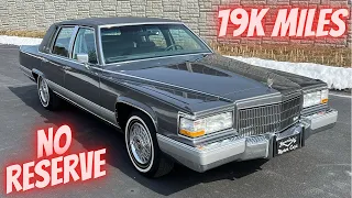 For Sale $10,000 NO RESERVE 1992 Cadillac Brougham D’Elegance 19k Miles COLLECTOR QUALITY